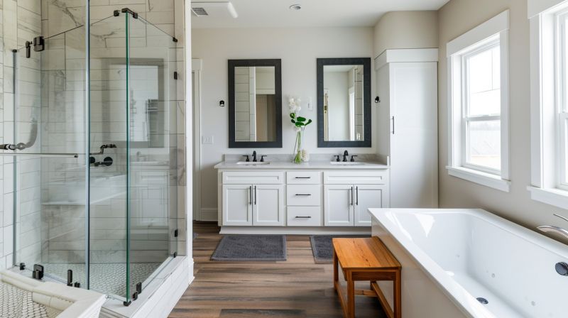 Renovated Master Bathroom with Walk-In Shower